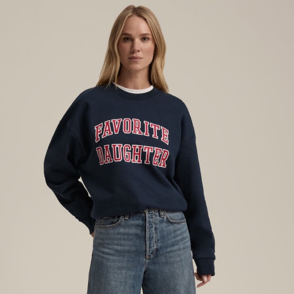 Favorite Daughter- NAVY THE COLLEGIATE SWEATSHIRT